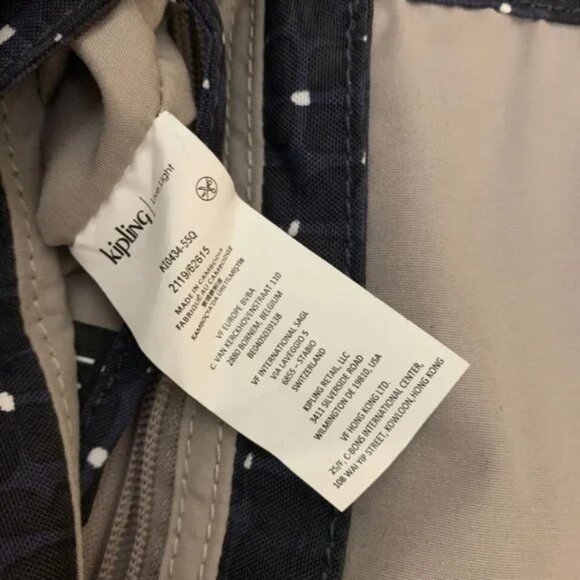 KIPLING Sabian Printed Mini Crossbody Bag #KI0434-55Q Monkey Ape Charm - Picture 10 of 13